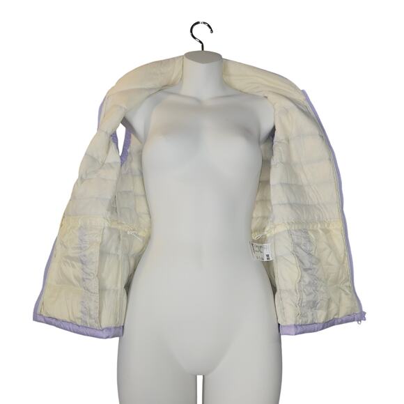 Uniqlo Womens Medium Down Puffer Vest Coat Purple Lightweight Snow Ski Outdoors - Picture 5 of 11